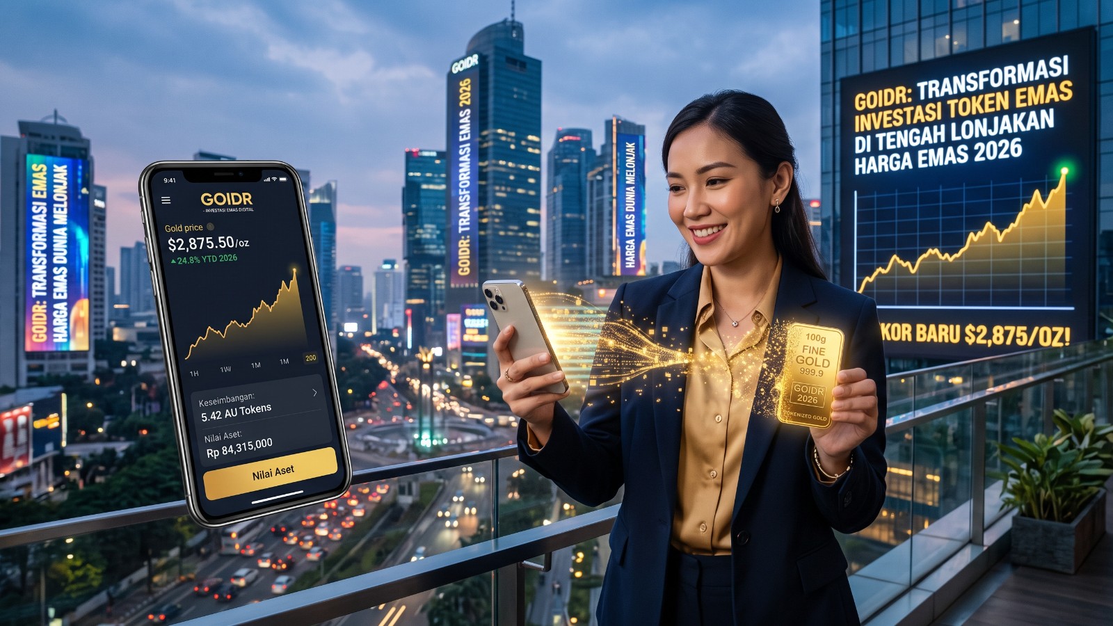 GOIDR: Transformasi Investasi Token Emas di Tengah Lonjakan Harga Emas 2026